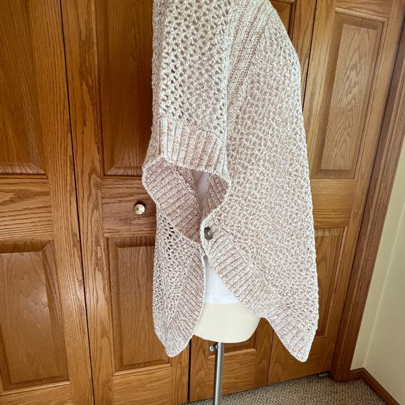 TALBOTS -  Open Stitch Poncho - NEW with Tags - Picture 4 of 11